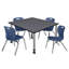Ensemble de table de salle à manger et de chaises Kee-79646461-93832724-93832726
