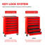 Coffre à outils roulant en métal avec 6 tiroirs, armoire à outils à 6 tiroirs avec glissières à roulement à billes de 20 po, boîte de rangement pour outils en acier-1624881628