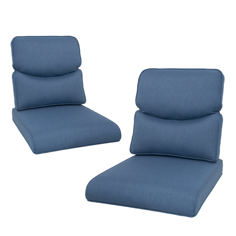 Schutt Outdoor Seat / Back Cushion, Blue, 2