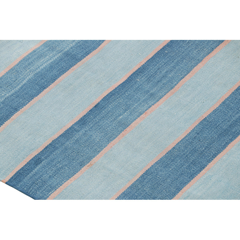 Kilim & Flatwave Cotton Geometric Area Rug, Rectangle 9' x 9'6"