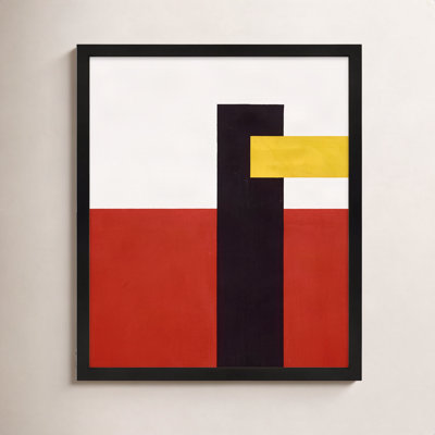 Composition With Yellow 4 by Robert Kamnatnik