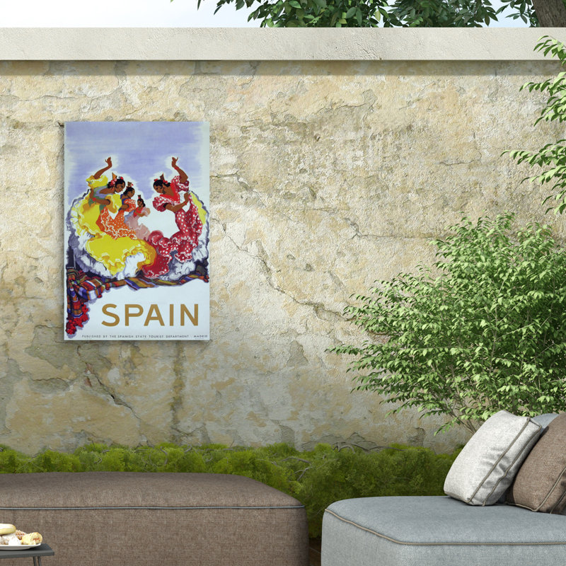 Toile d'extérieur Marcus Jules, Espagne, H 12 po x l 19 po