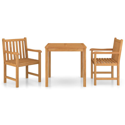 Ramelot 2 - Person Teak Square Patio Dining Set