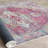 Premium Machine Washable Carpet, 100% Cotton, 39.4 x 118.1 inches | Antibacterial, Non-Slip PVC Underside, Total Thickness: 0.3 inches | Stylish White, Tile Red, Green & Blue Design | Perfect for Living Room & Bedroom Décor-112936755