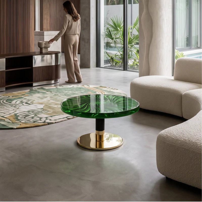Ballerina Coffee Table, 18'' H x 47.2'' L x 47.2'' W