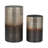 Dirks Glass Vases Modern Decorative Ribbed Cylinder Vase in High-Quality Glass - Sleek Contemporary Single Piece with Textured Detail for Stylish Accent Display-939092280