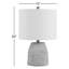 Lampe de table standard grise 20 "Adrien