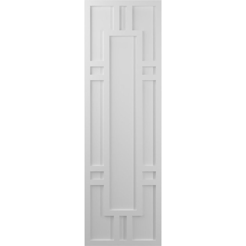 Volets en PVC True Fit Hastings, Avec une couche d'apprêt, 18", 48"