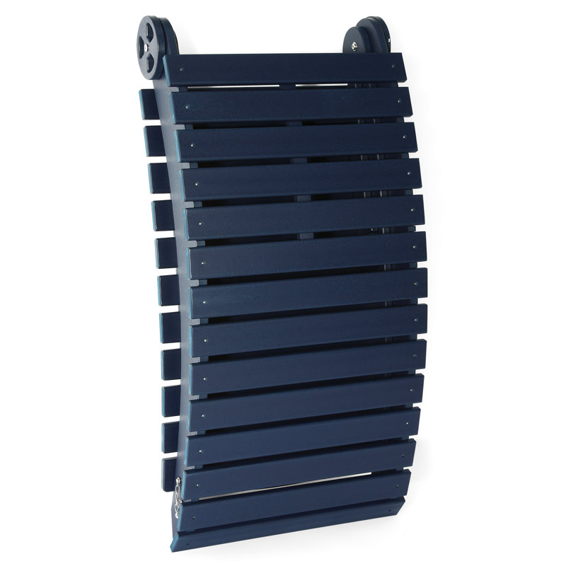 Chaise longue pliante avec roulettes, Navy