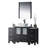 Mance 54.375'' Single Bathroom Vanity with Ceramic Top-24551122
