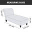 Housse pour chaise longue à coussins carrés / rectangulaires-1093870892