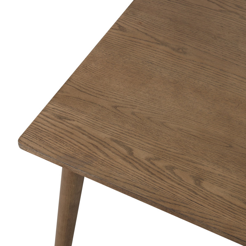 Ensemble de table de salle à manger Keyana, 7 pièces : table, 6 chaises, Brun