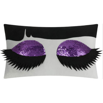  Polyester/Polyester Blend Lumbar Rectangular Pillow Cover
