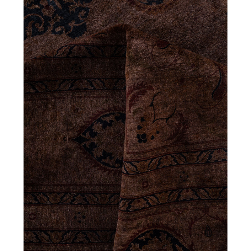 Overdyed One-of-a-Kind 12' 1" X 17' 10" Hand Knotted Area Rug