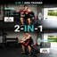 Banc de curl 2 en 1 noir et rouge et appareil de curl Bicep Curl