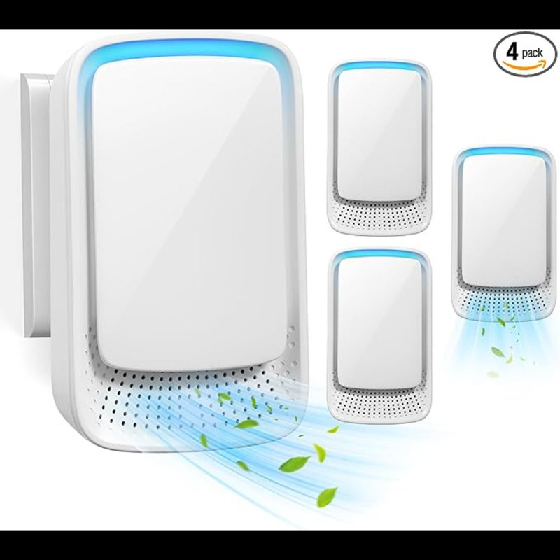 Air Ionizer For Home, Negative Ion Generator, Air Purifier Plug In Portable For Room Filterless Mobile Air Ionizer Air Cleaner For Odours Smoke For Home,Office (5, Watts)