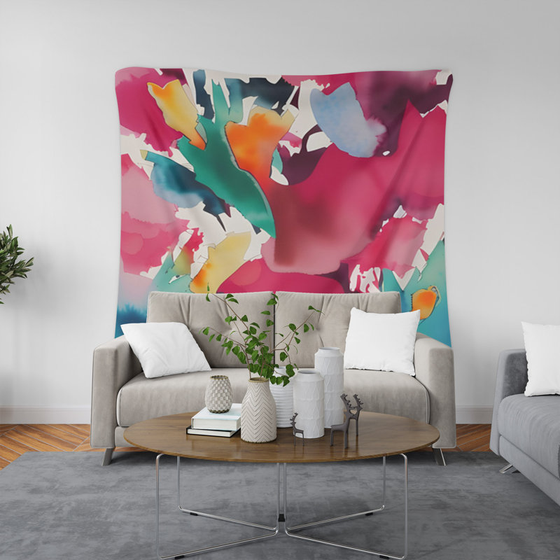 Tapisserie murale, H 80 po x l 68 po