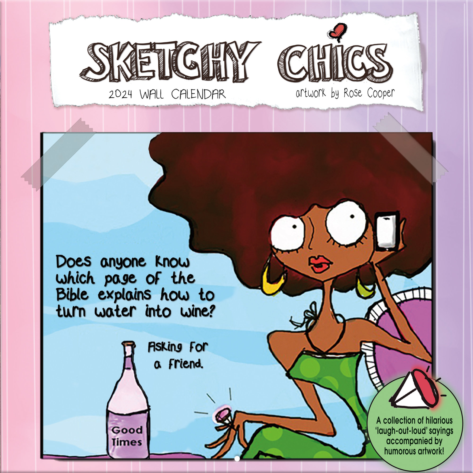 Lang Sketchy Chics Wall Calendar | Wayfair