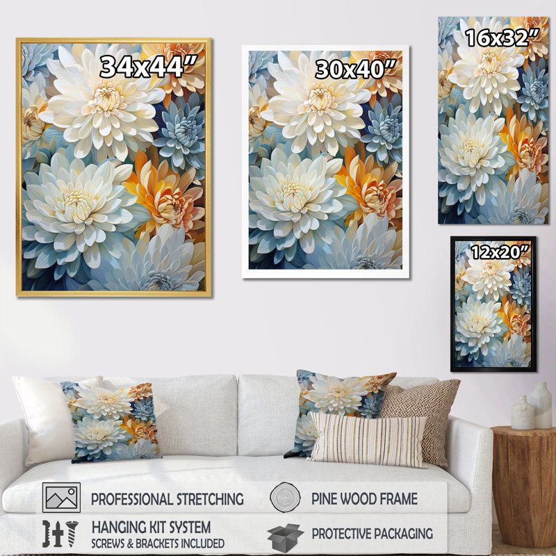 Minimalisme des mamans, peinture en bleu et or IV sur toile, Toile tendue, 32" H x 16" W