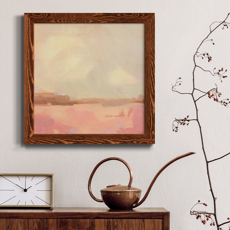 Toile encadrée Salt Lake Sunrise I-Premium - prête à être accrochée, Érable encadré, H 35,5 po x l 35,5 po x P 1,5 po