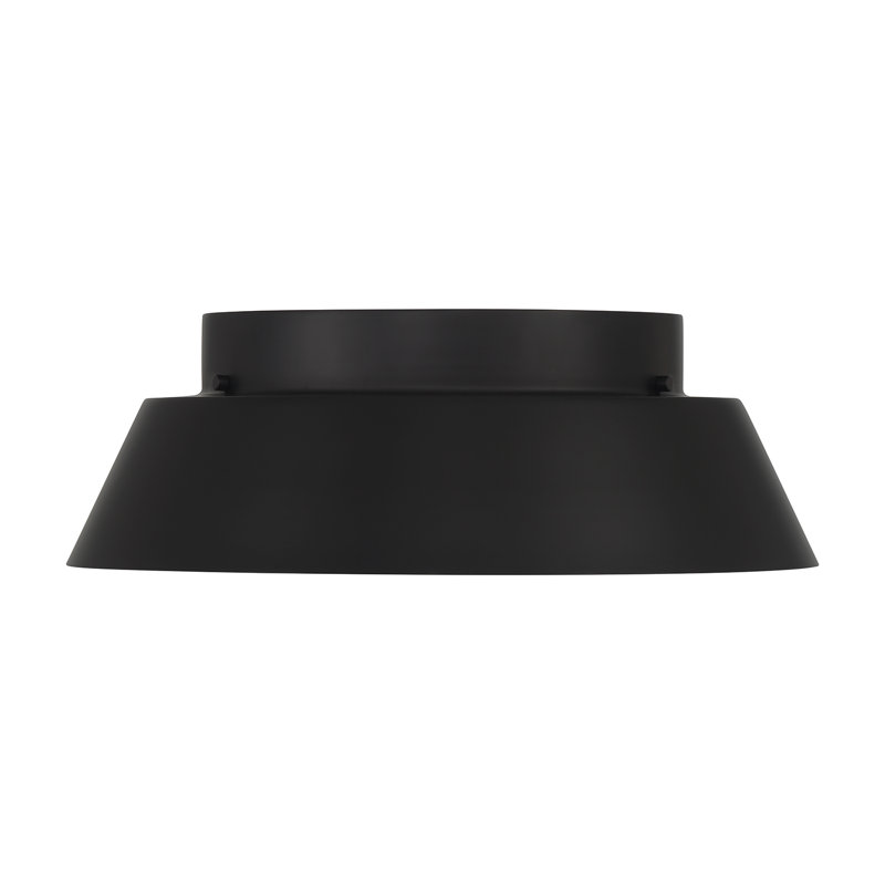 Plafonnier encastré 2 lumières Tenby, Noir mat