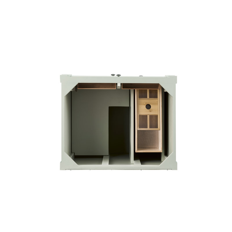 Brittany 30' W Single Bathroom Vanity Base, Sage Green