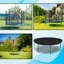 Housse de protection pour trampoline d'extérieur robuste et imperméable, housse de protection durable pour trampoline résistante aux rayons UV-86762474-128836821