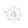 3 - Light Dimmable Lantern Geometric Chandelier