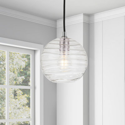 Luminaire suspendu sphérique à 1 lumière Charina