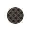 Tapis lavable noir à motif géométrique Rhombus-743366614