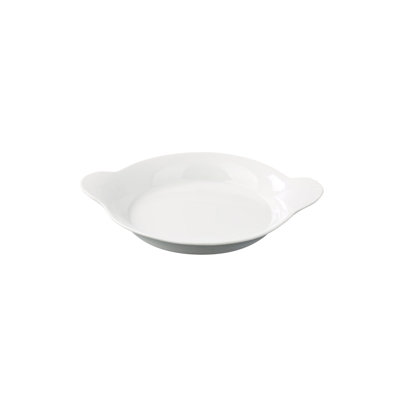 Plat à poignée en porcelaine de Yanco Accessoires