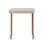 Lisbon Side Table - Silken Cream/Bronze