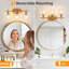 Bathroom Vanity Light 3-Light Vanity Lights For Bathroom 10%-100% Dim(Night/Makeup Mode) Warm To Cool Light Switch Fog-Proof And Crystal Shade 20'' Wall Sconce-817248388