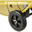 Ventilateur tambour à 2 vitesses en jaune avec puissant moteur 4 / 5HP, ventilateur commercial ou industriel