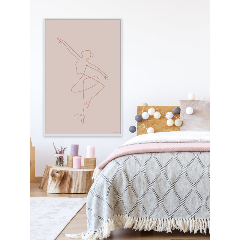 «Ballerina S Croquis», reproduction encadrée sur toile, H 36 po x l 24 po x P 1,5 po