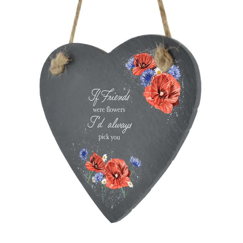 Stone Plants & Flowers Garden Sign