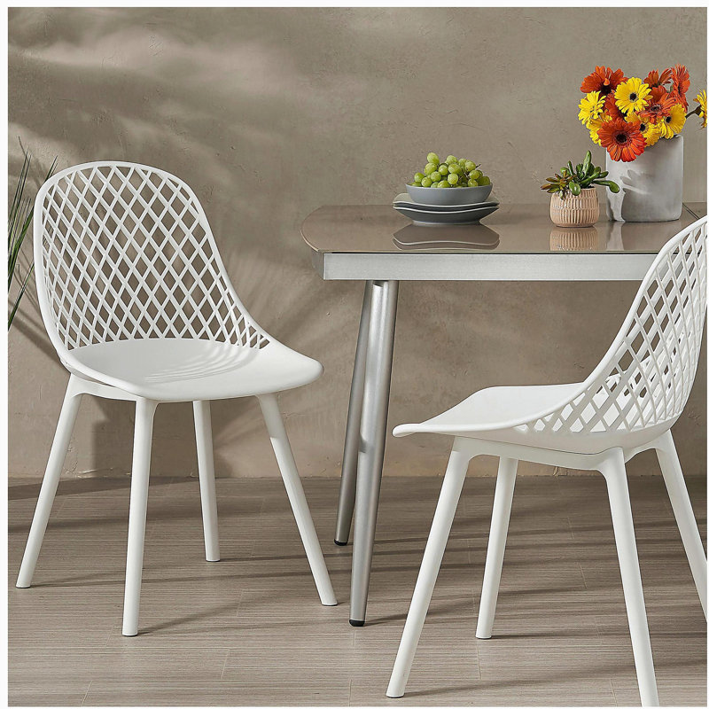 Ajout de salon simple, chaise décorative de base, Blanc