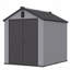 Remise de rangement en plastique pour jardin