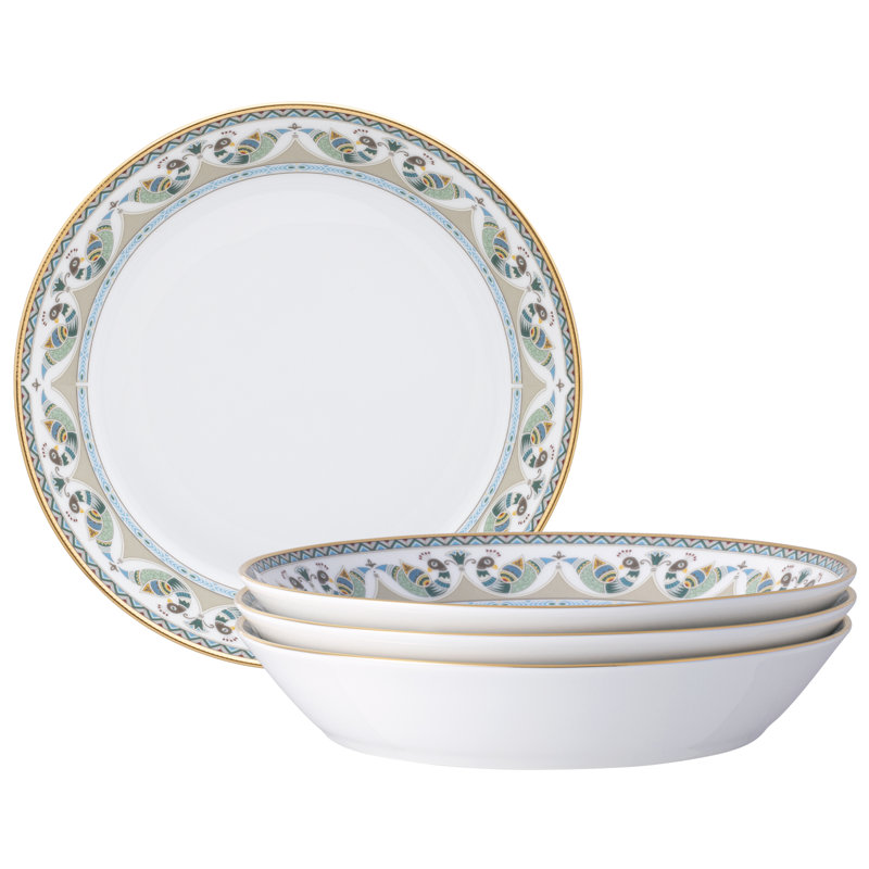 Ensemble de 4 bols coupés Noritake Serene Garden, 9 3/4 po, 43 oz