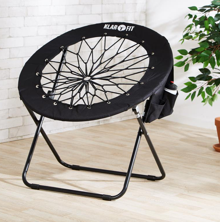 45cm H Folding Side Chair, Black