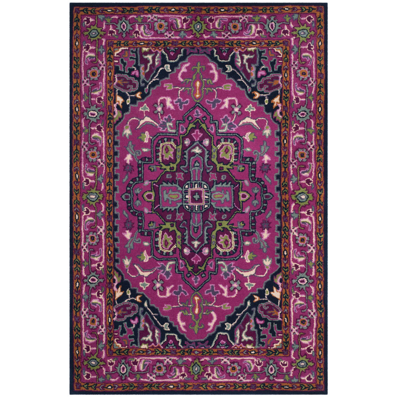 Blokzijl Hand Tufted Wool Oriental Rug, Rectangle 3' x 5'