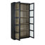 Linville Falls Shou Sugi Ban Curio Cabinet