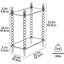 Clear Acrylic Side Table With 2-Tier Storage, Modern Nightstand And Narrow End Table For Small Spaces, Bedside Table With Cloud-Shaped Edges