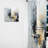 Falan Grey And White Abstract Cityscape II - Collages Curtain - Velvet Room Darkening - 1 panel-157519764
