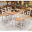 Rustic Pine 5-Piece Dining Set