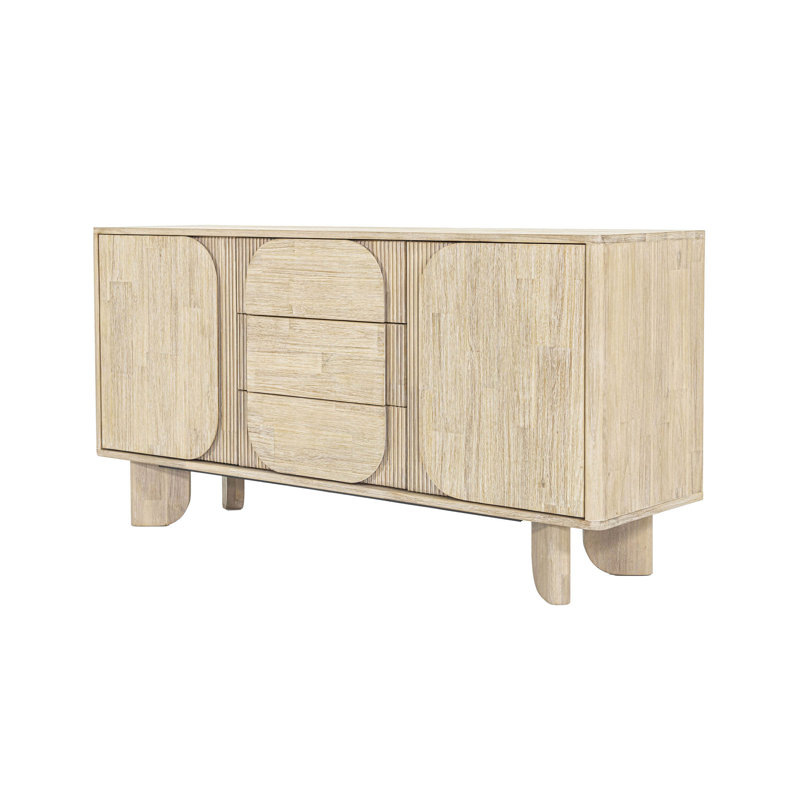 Buffet de 63 po de largeur Moncure Hina