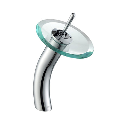 Bathroom Combos Glass Circular Vessel Bathroom Sink with Faucet