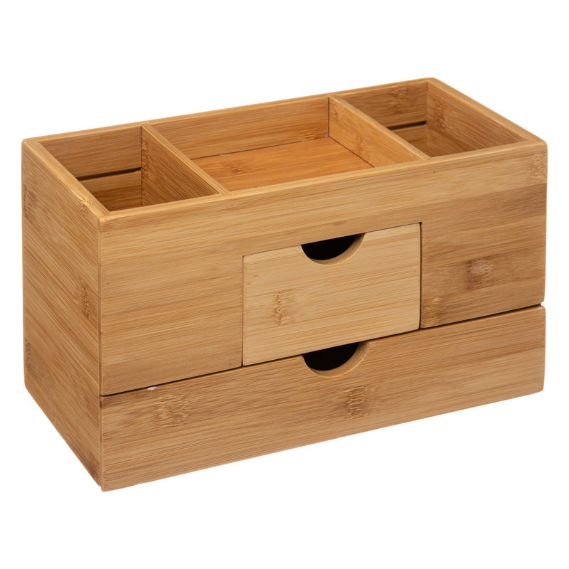 Dona Wood 3 Compartment Organiser