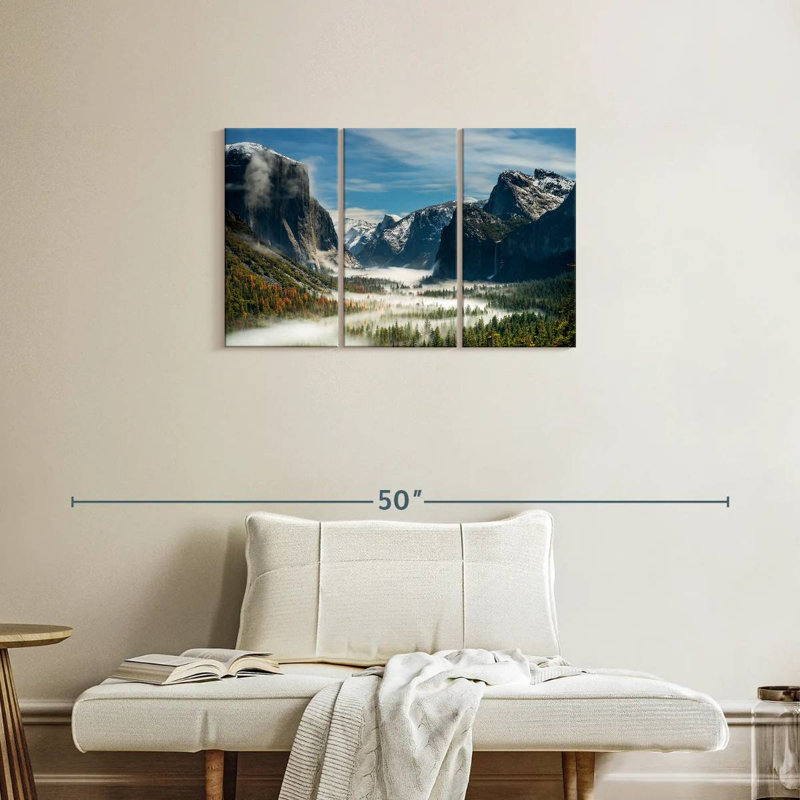 Alvord Yosemite Fog Valley, H 20 po x l 33 po