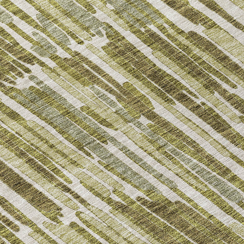 Neysa Washable Striped Indoor / Outdoor Rug, Rectangle 5' x 7'6"